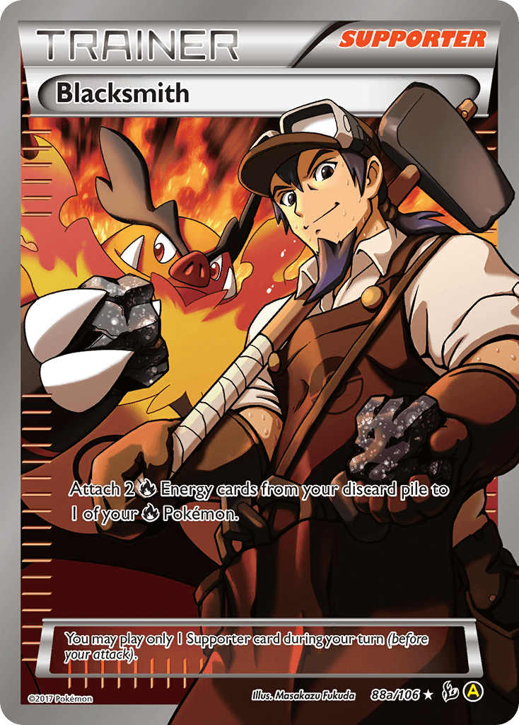 Blacksmith z edície Flashfire, karta č.88a