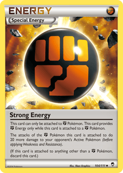 Strong Energy z edície Furious Fists, karta č.104