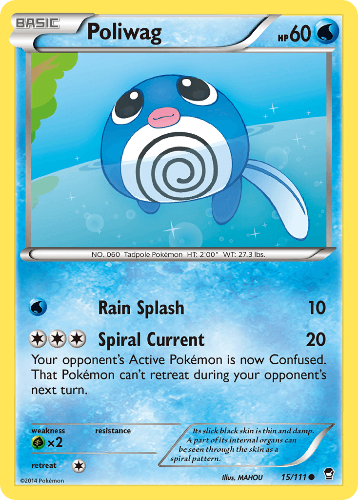 Poliwag z edície Furious Fists, karta č.15