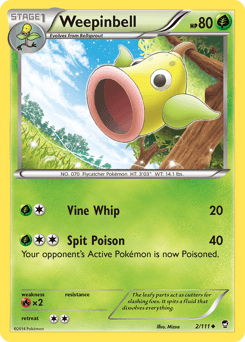 Weepinbell z edície Furious Fists, karta č.2