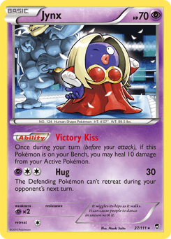 Jynx z edície Furious Fists, karta č.37
