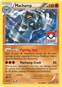 Machamp z edície Furious Fists, karta č.46