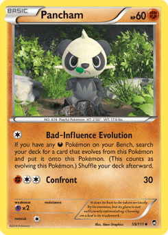 Pancham z edície Furious Fists, karta č.59