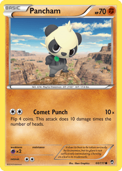 Pancham z edície Furious Fists, karta č.60