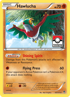 Hawlucha z edície Furious Fists, karta č.63