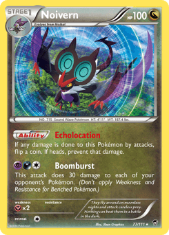 Noivern z edície Furious Fists, karta č.77
