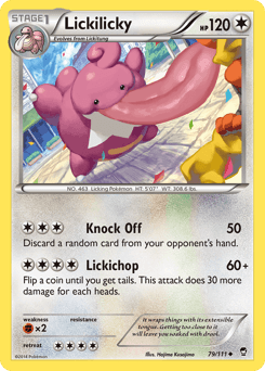 Lickilicky z edície Furious Fists, karta č.79