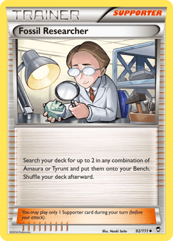 Fossil Researcher z edície Furious Fists, karta č.92