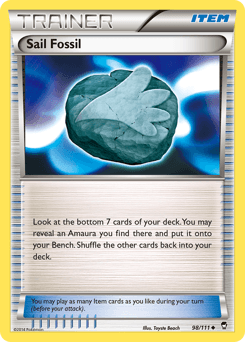 Sail Fossil z edície Furious Fists, karta č.98