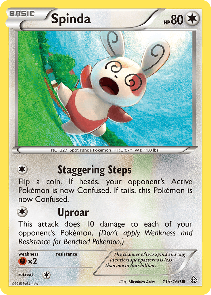 Spinda z edície Primal Clash, karta č.115