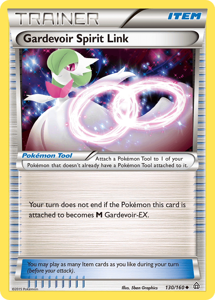 Gardevoir Spirit Link z edície Primal Clash, karta č.130