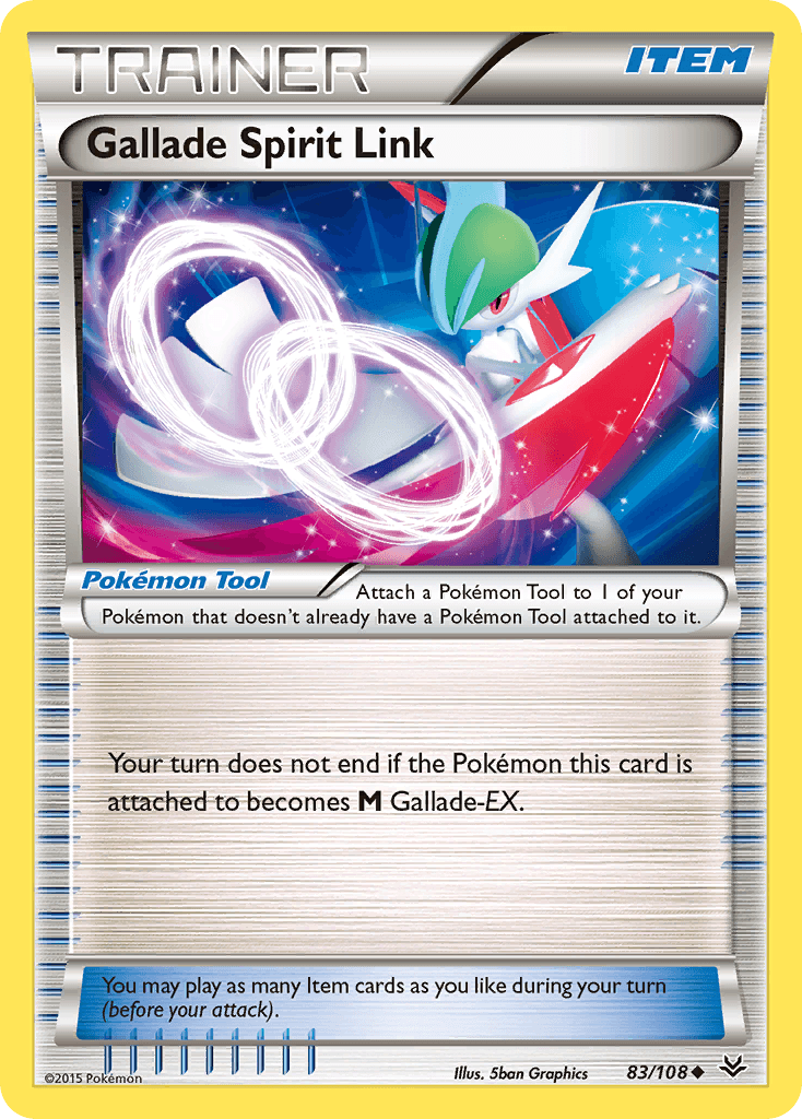 Gallade Spirit Link z edície Roaring Skies, karta č.83