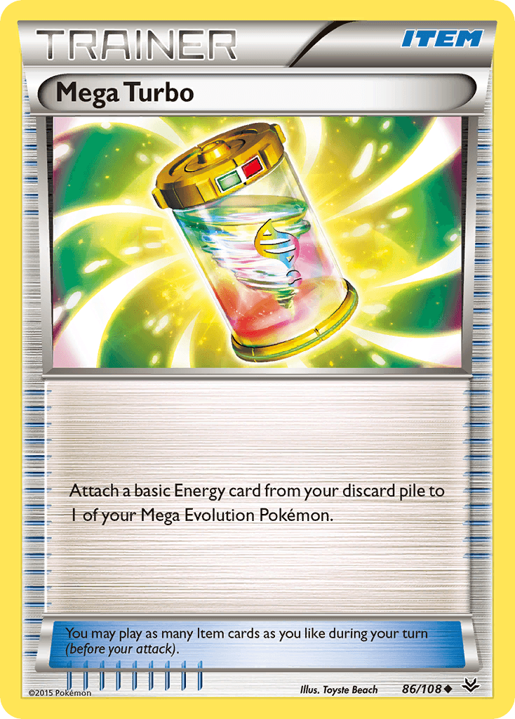 Mega Turbo z edície Roaring Skies, karta č.86