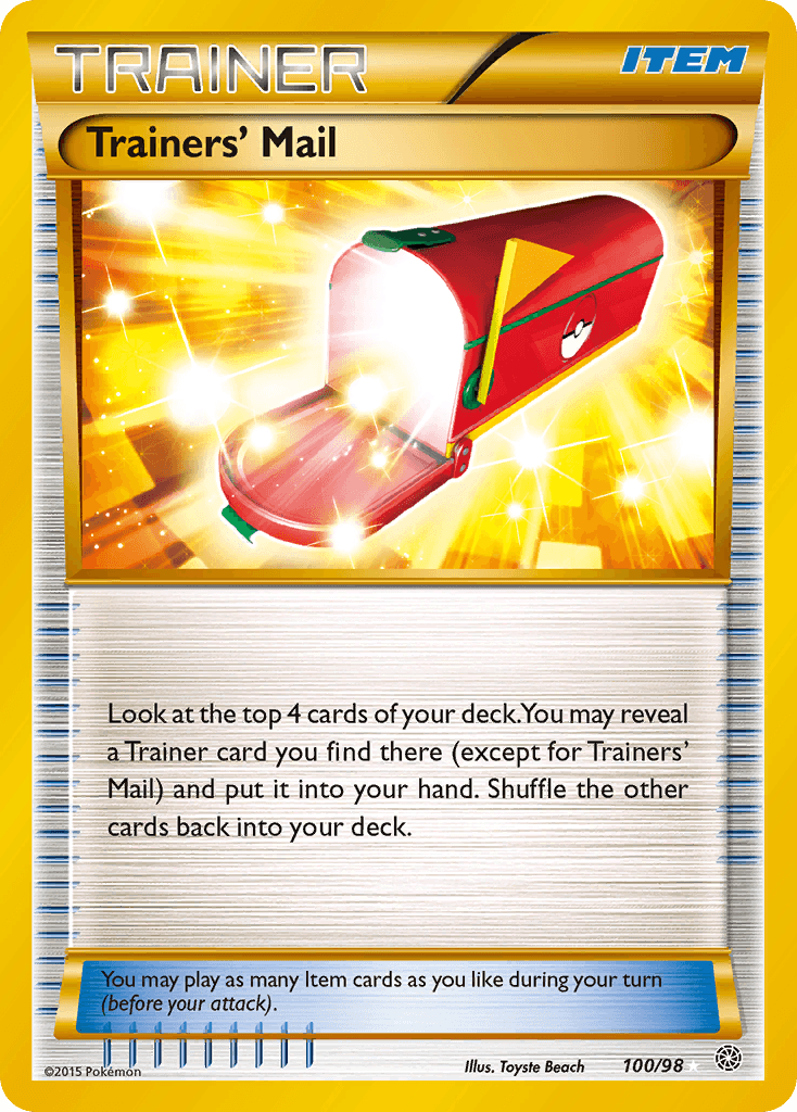 Trainers' Mail z edície Ancient Origins, karta č.100