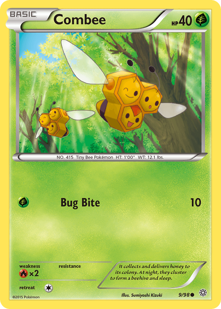 Combee z edície Ancient Origins, karta č.9