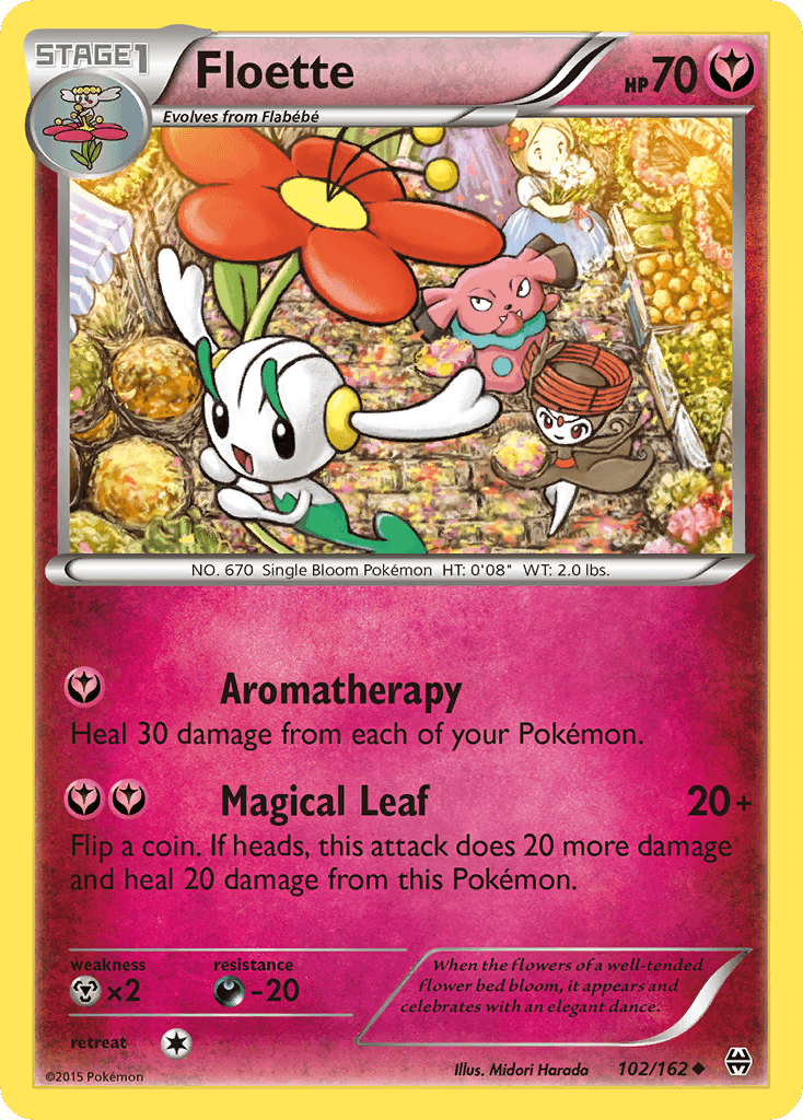 Floette z edície BREAKthrough, karta č.102