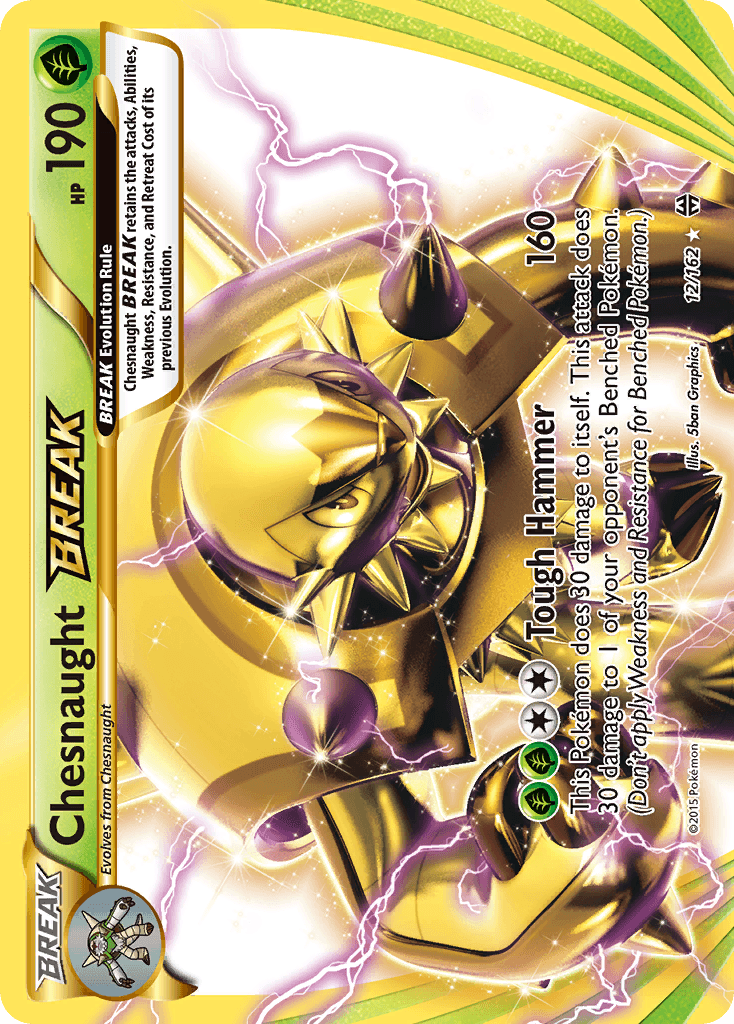 Chesnaught BREAK z edície BREAKthrough, karta č.12