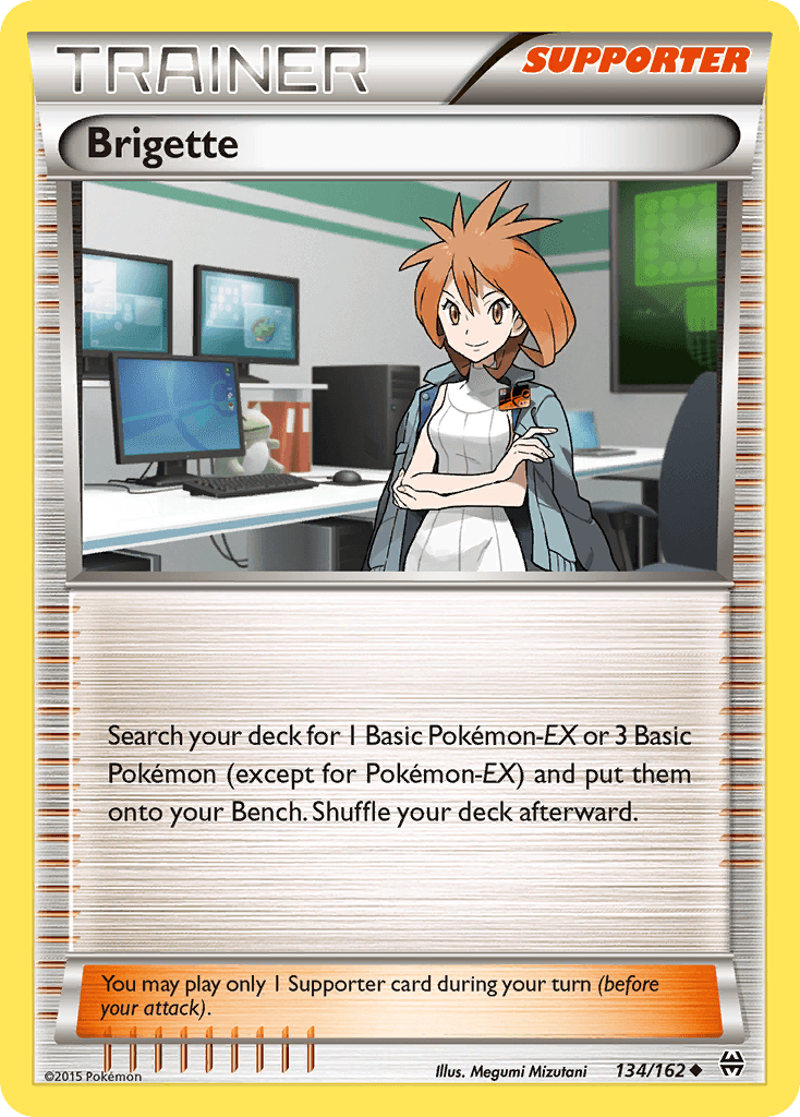Brigette z edície BREAKthrough, karta č.134
