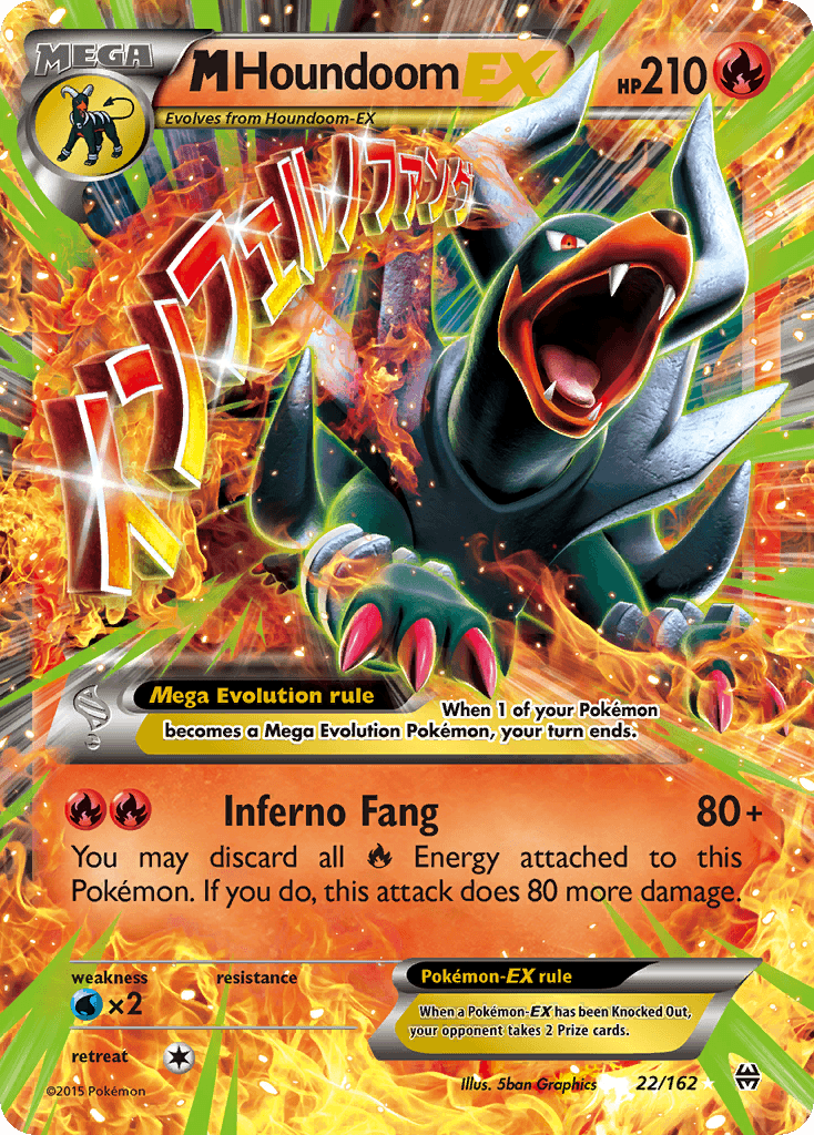 M Houndoom-EX z edície BREAKthrough, karta č.22