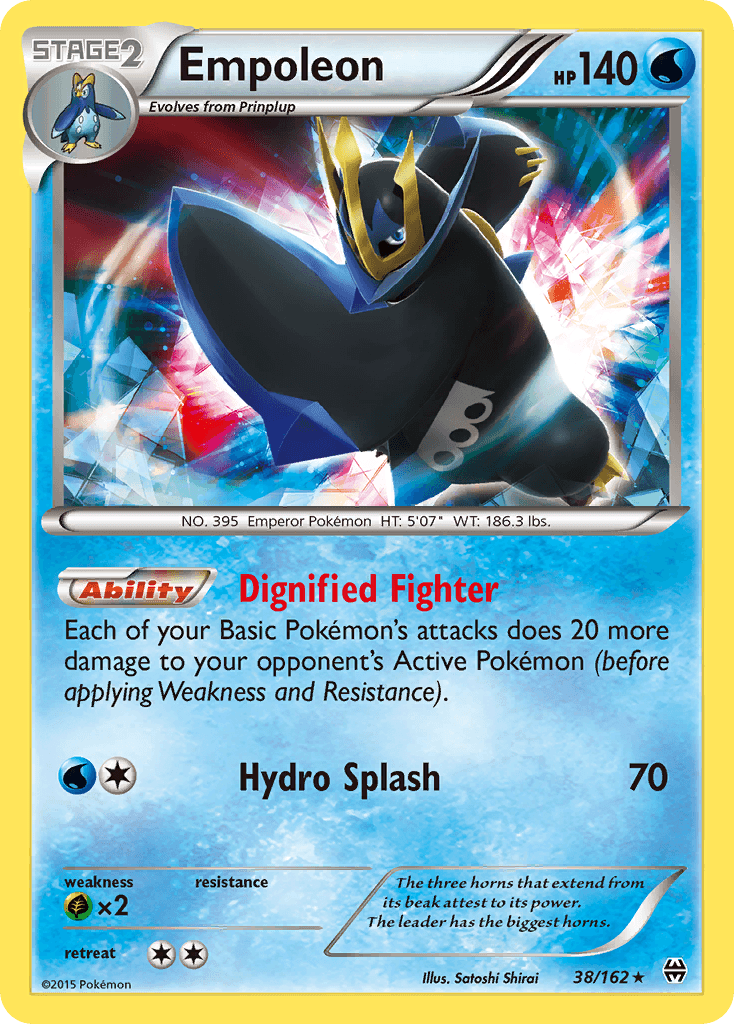 Empoleon z edície BREAKthrough, karta č.38