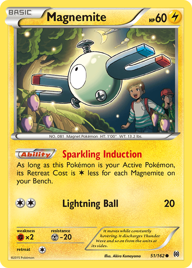 Magnemite z edície BREAKthrough, karta č.51