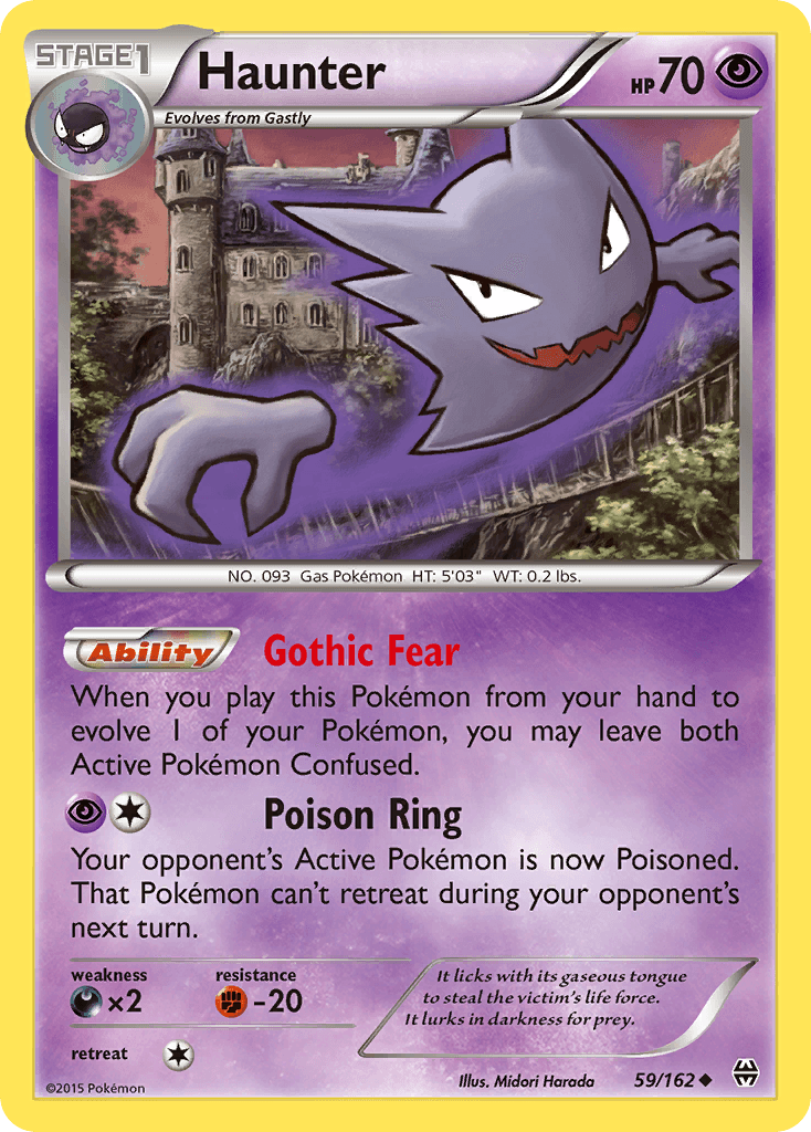 Haunter z edície BREAKthrough, karta č.59