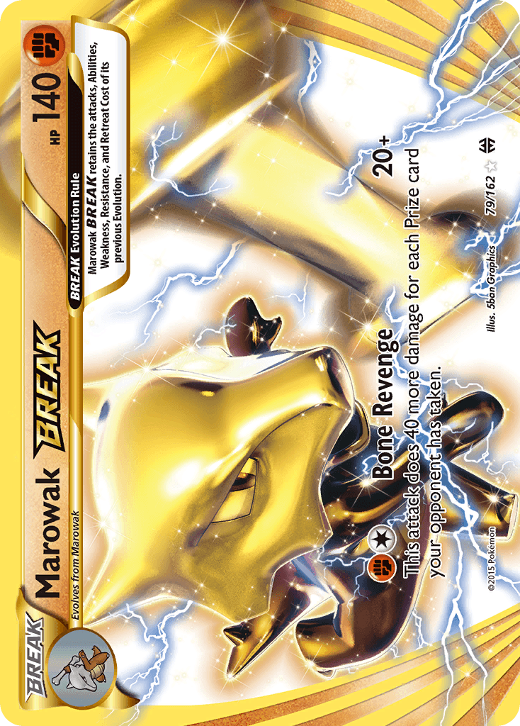 Marowak BREAK z edície BREAKthrough, karta č.79