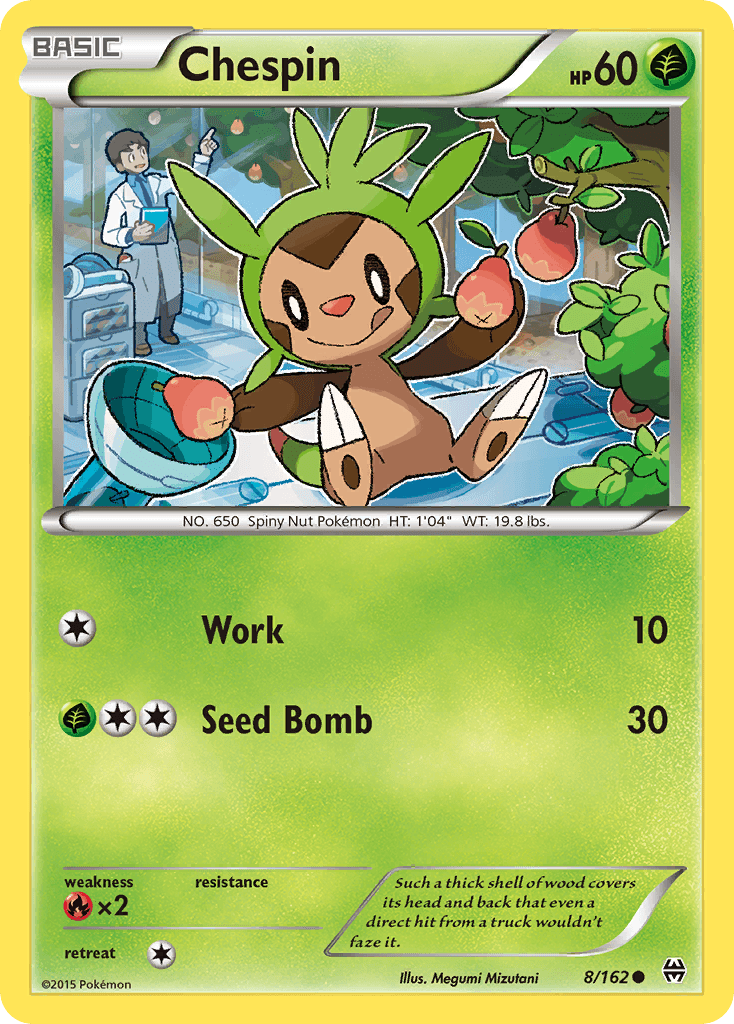 Chespin z edície BREAKthrough, karta č.8