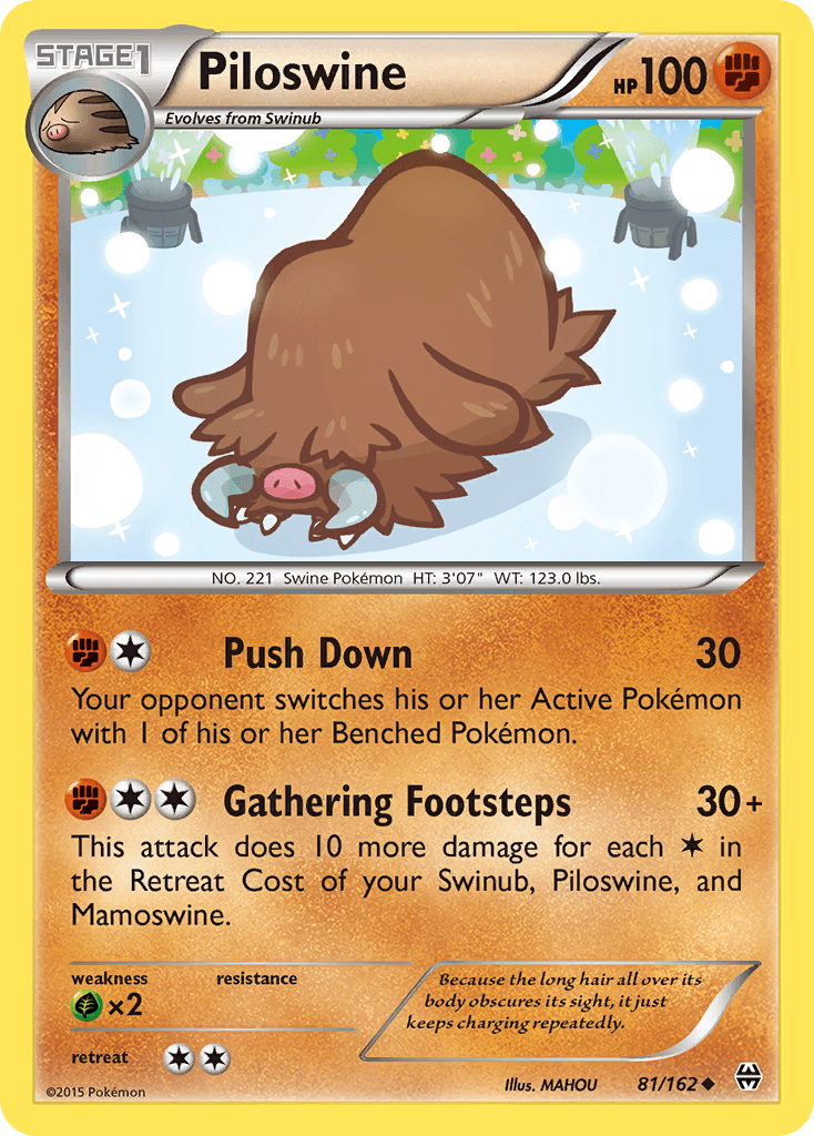 Piloswine z edície BREAKthrough, karta č.81