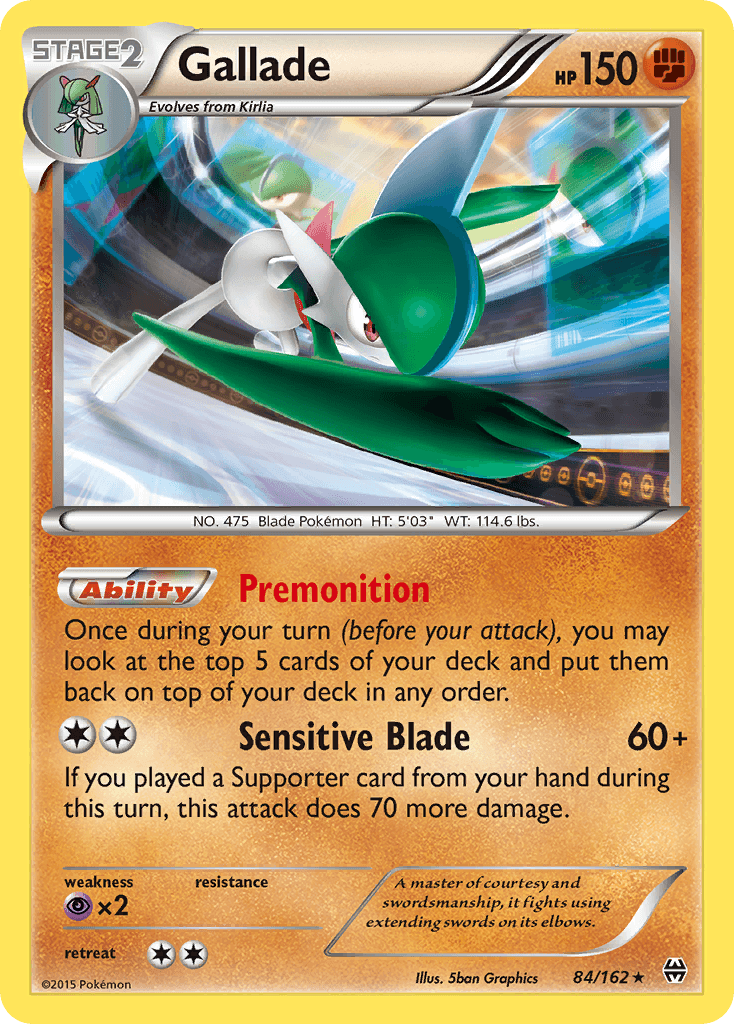 Gallade z edície BREAKthrough, karta č.84
