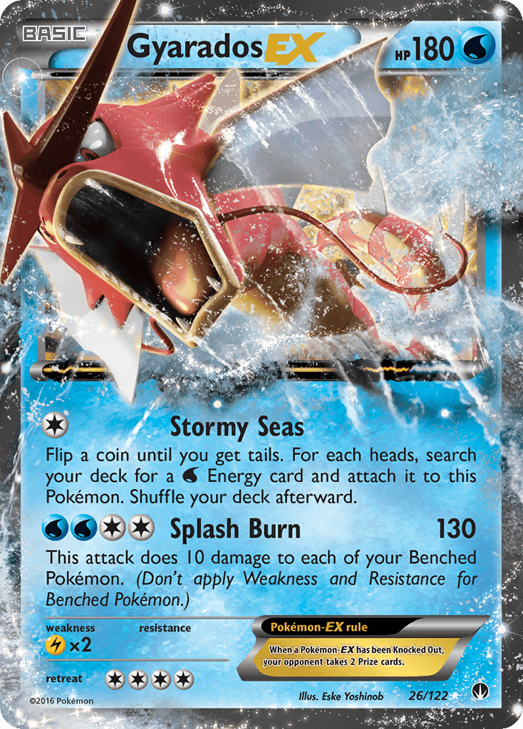 Gyarados-EX z edície BREAKpoint, karta č.26