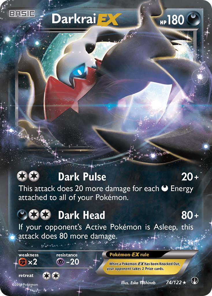 Darkrai-EX z edície BREAKpoint, karta č.74