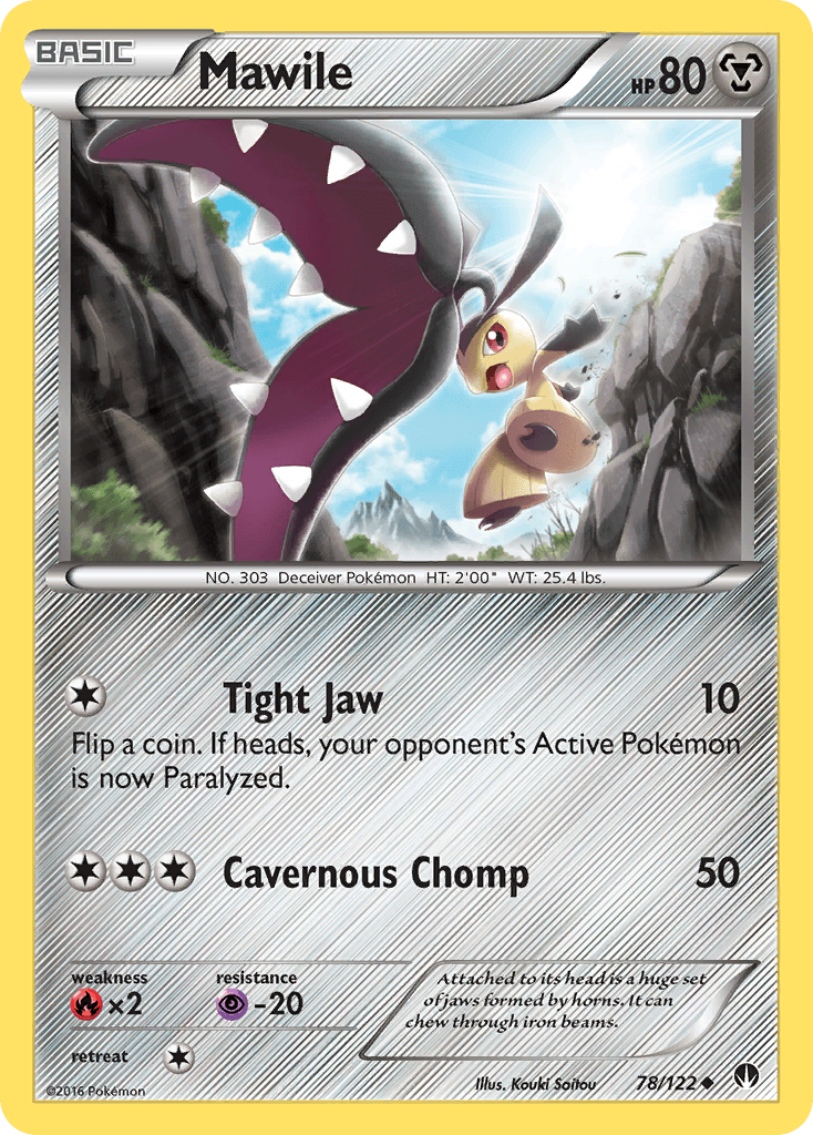 Mawile z edície BREAKpoint, karta č.78